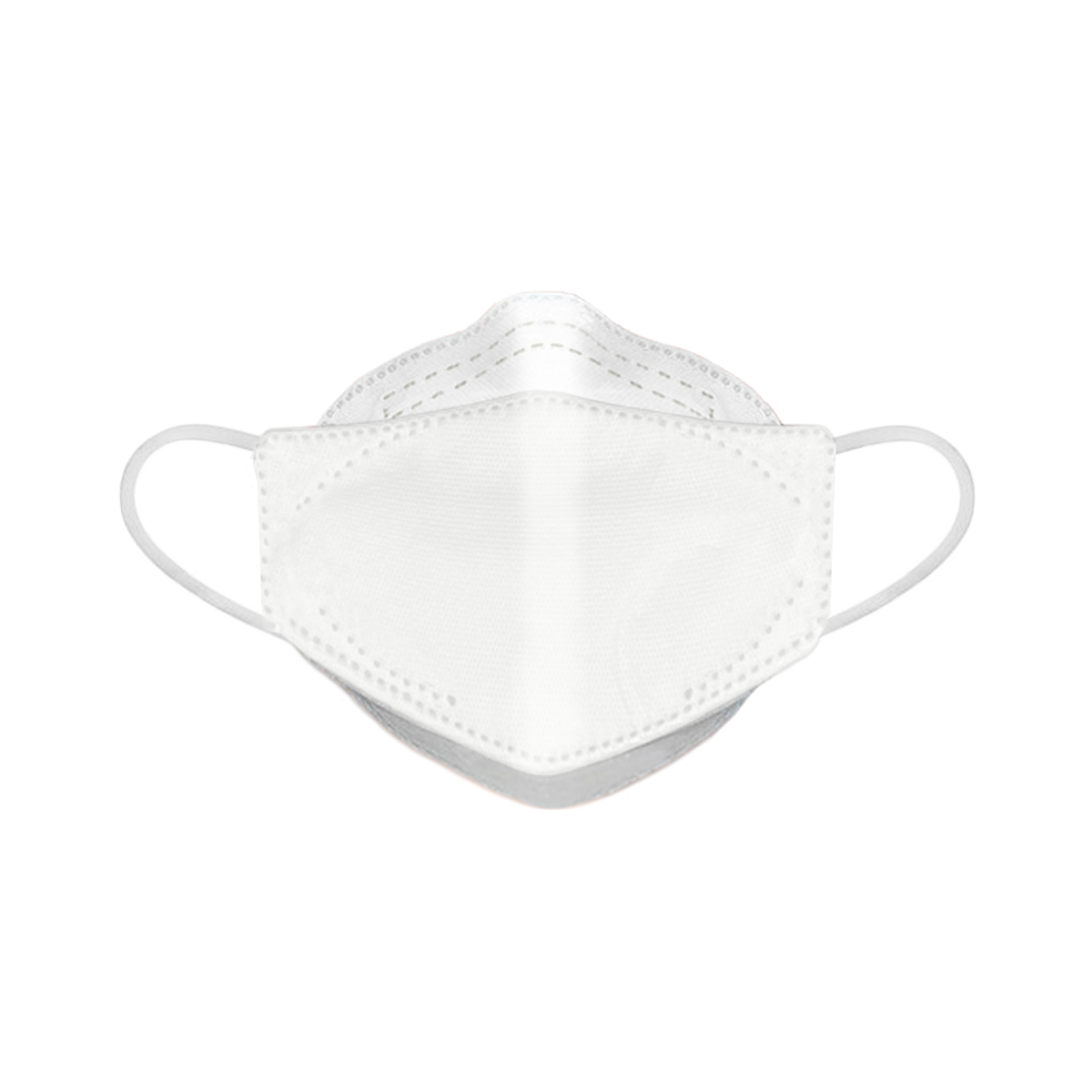 White N95 Masks - Size Large (Dent-X Canada FN-N95-508 Model - Box of 10 Disposable Masks)