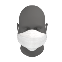White N95 Masks - Size Large (Dent-X Canada FN-N95-508 Model - Box of 10 Disposable Masks)