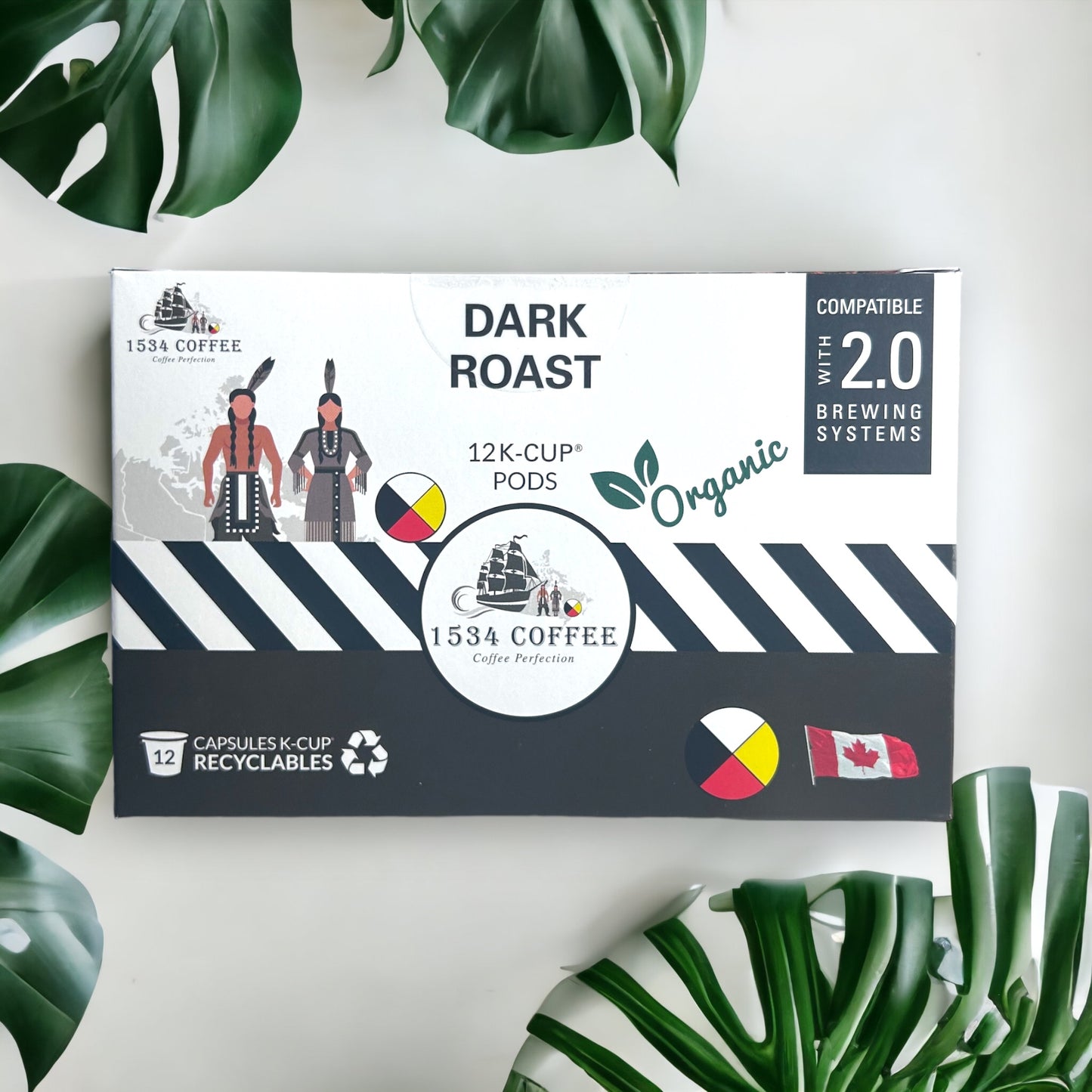 Organic Dark Roast Coffee - K-Cup 12 Pack