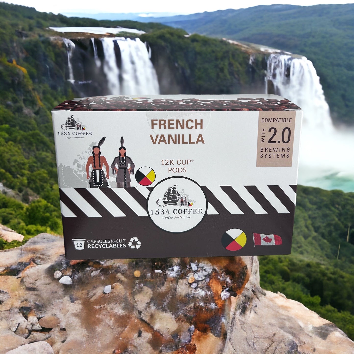 1534 Coffee - French Vanilla K-Cup Pods - 12 in each box