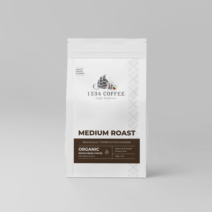 Organic Medium Roast Coffee - Whole Bean