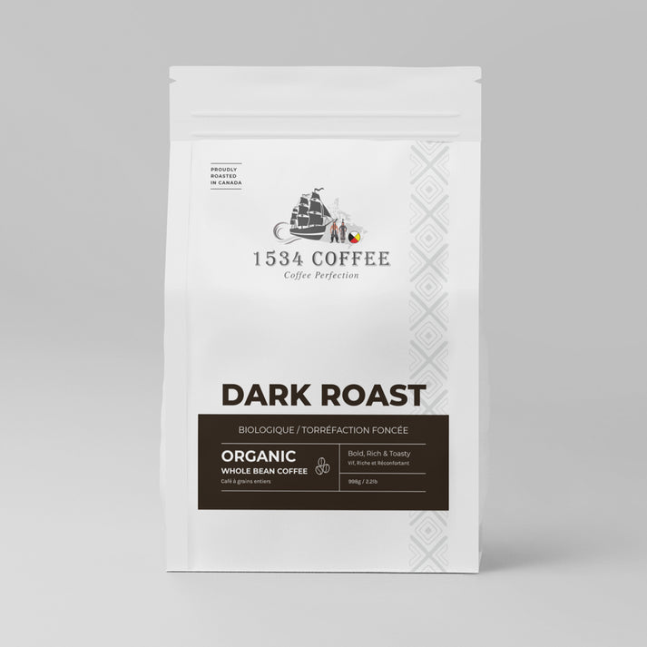 Organic Dark Roast Coffee - Whole Bean