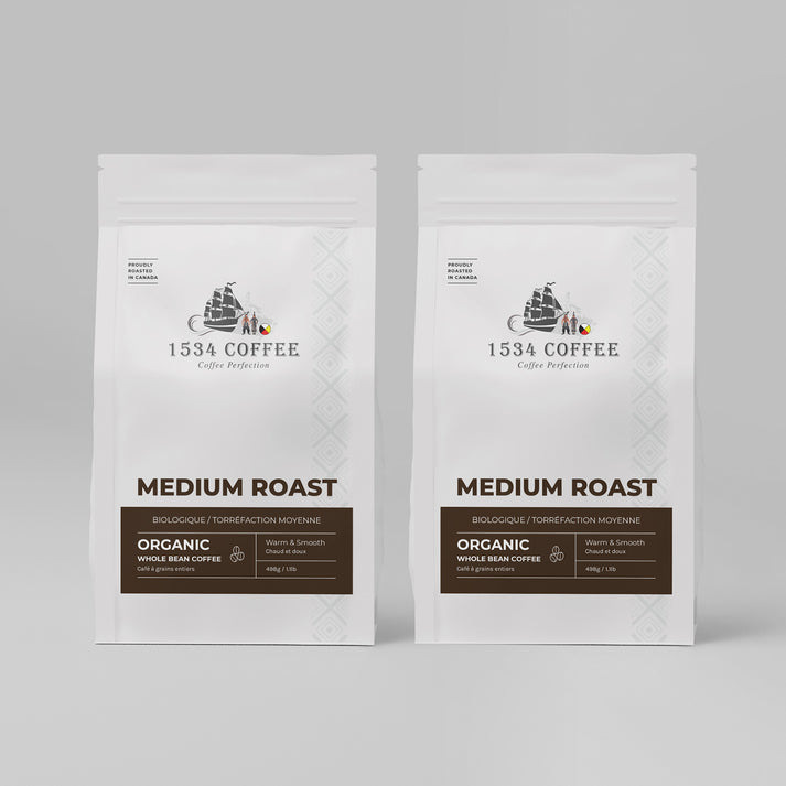Organic Medium Roast Coffee - Whole Bean