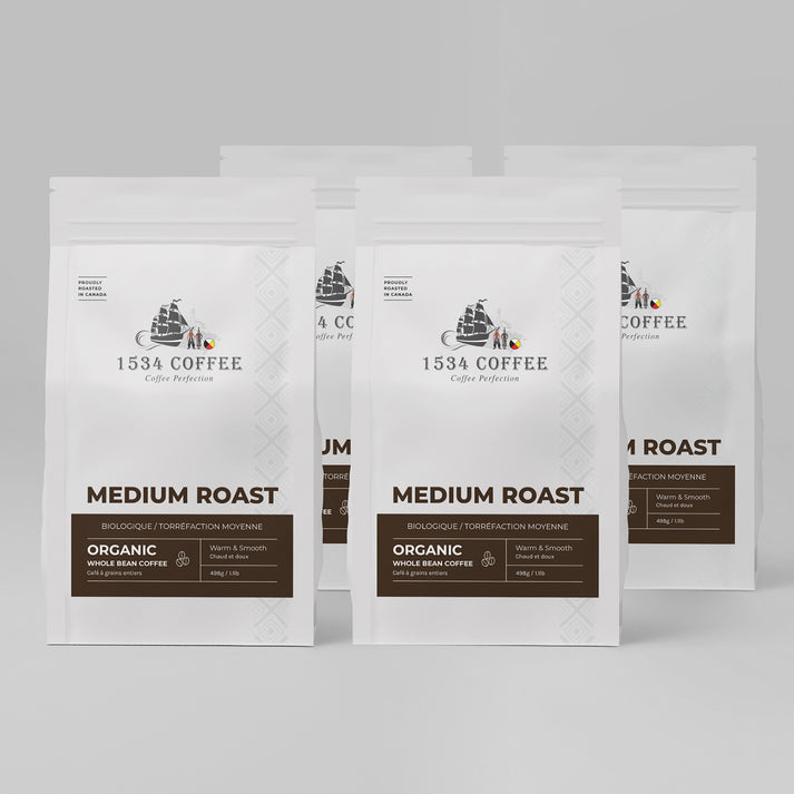 Organic Medium Roast Coffee - Whole Bean