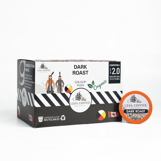 Organic Dark Roast Coffee - K-Cup 12 Pack