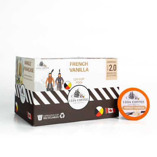1534 Coffee - French Vanilla K-Cup Pods - 12 in each box