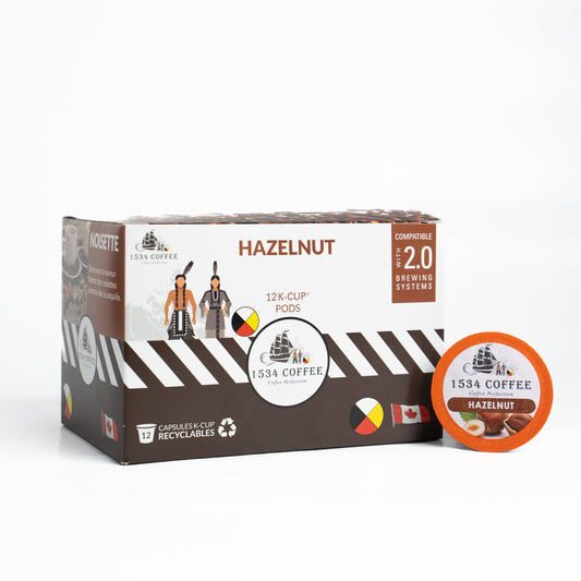 1534 Coffee - Hazelnut K-Cup Pods - 12 in each box