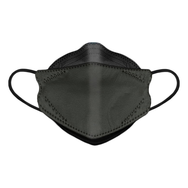 Black N95 Masks - Size Medium (Dent-X Canada FN-N95-510 Model - Box of 10 Disposable Masks)