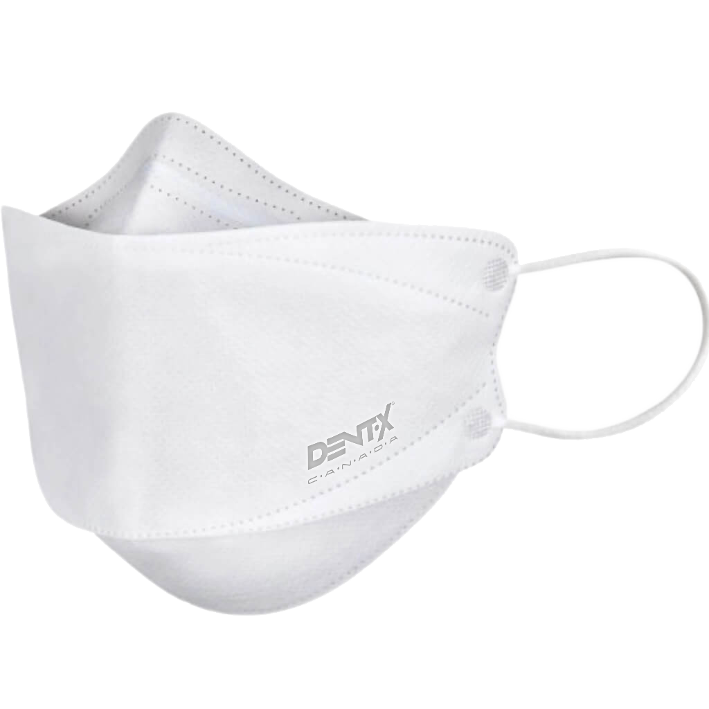Dent-X FN-N95-510 Disposable Respirator in WHITE - BOX OF 10 MASKS - EARLOOP STYLE