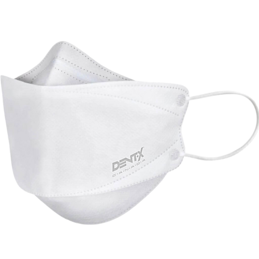 Dent-X FN-N95-510 Disposable Respirator in WHITE - BOX OF 10 MASKS - EARLOOP STYLE